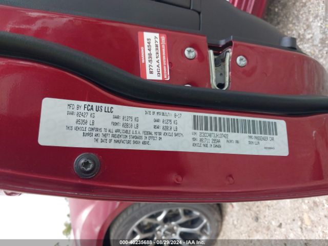 2C3CCABT3JH137422 Chrysler 300 300s