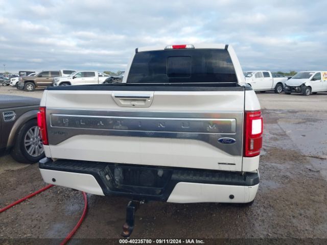 1FTEW1EF0FFB40501 Ford F-150 Platinum