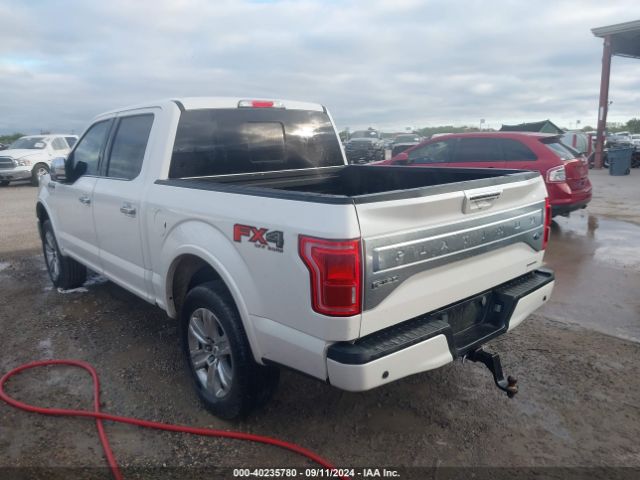 1FTEW1EF0FFB40501 Ford F-150 Platinum