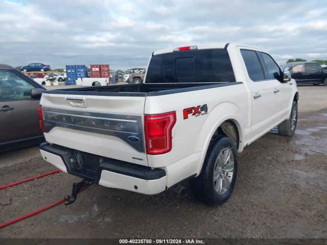 1FTEW1EF0FFB40501 Ford F-150 Platinum