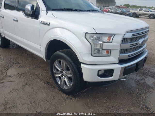 1FTEW1EF0FFB40501 Ford F-150 Platinum