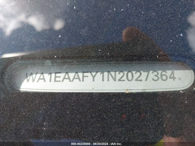 WA1EAAFY1N2027364 Audi Q5 Premium Plus 45 Tfsi S Line Quattro S Tronic
