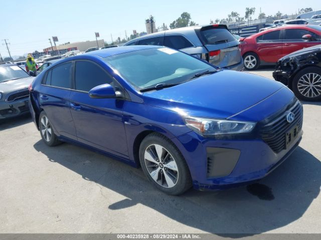 KMHC65LC3KU182427 Hyundai Ioniq Hybrid Blue