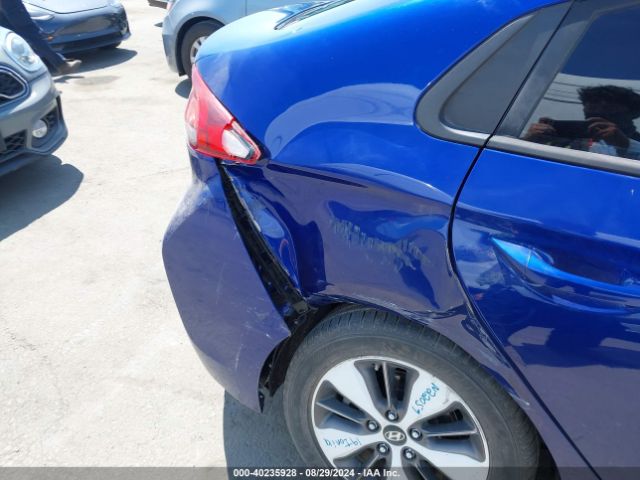 KMHC65LC3KU182427 Hyundai Ioniq Hybrid Blue