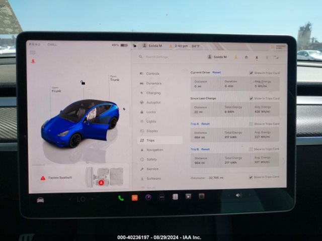 7SAYGDEF0NF405998 Tesla Model Y Performance Dual Motor All-wheel Drive