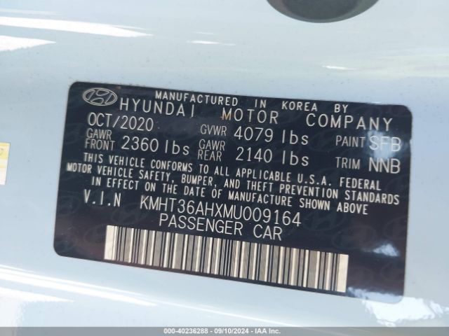 KMHT36AHXMU009164 Hyundai VELOSTER N