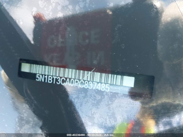 5N1BT3CA0PC837485 Nissan Rogue Sl Fwd