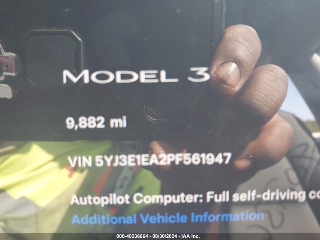 Tesla Model 3 Rear-wheel Drive 2023 5YJ3E1EA2PF561947 Image 16