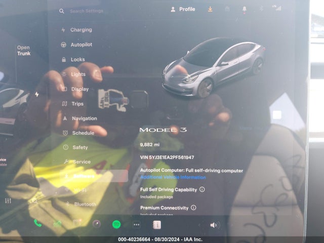 2023 TESLA MODEL 3 5YJ3E1EA2PF561947 Photo 6