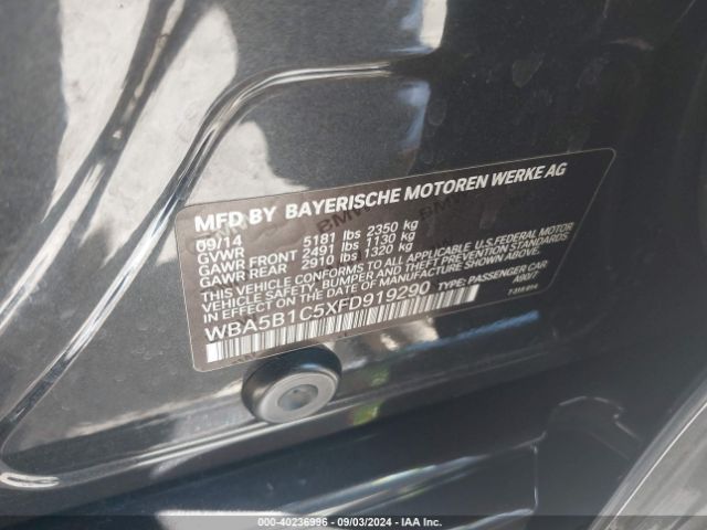 WBA5B1C5XFD919290 BMW 535i