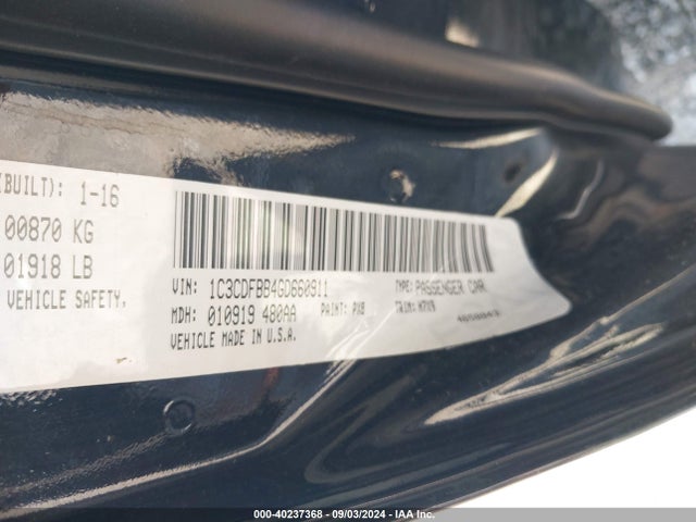 Dodge DART SXT 2016 1C3CDFBB4GD660911 Image 9