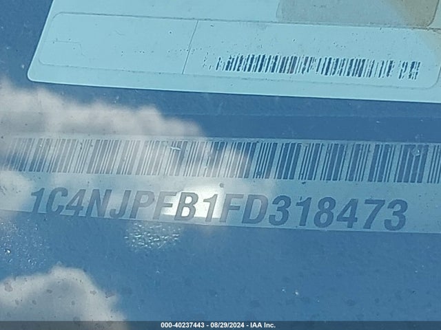 1C4NJPFB1FD318473 Jeep Patriot Latitude