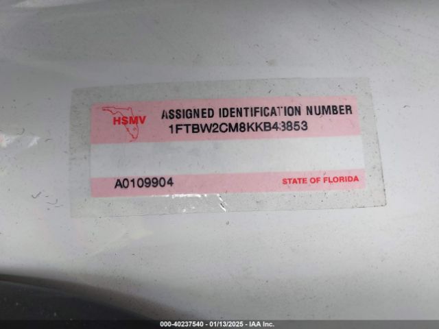 1FTBW2CM8KKB43853 Ford Transit-350