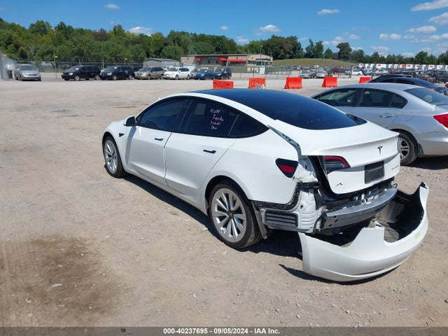 2022 TESLA MODEL 3 5YJ3E1EB0NF186548 Photo 2