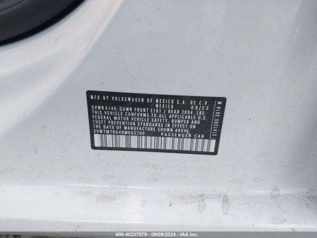 3VW7M7BU4RM003700 Volkswagen Jetta 1.5t Se