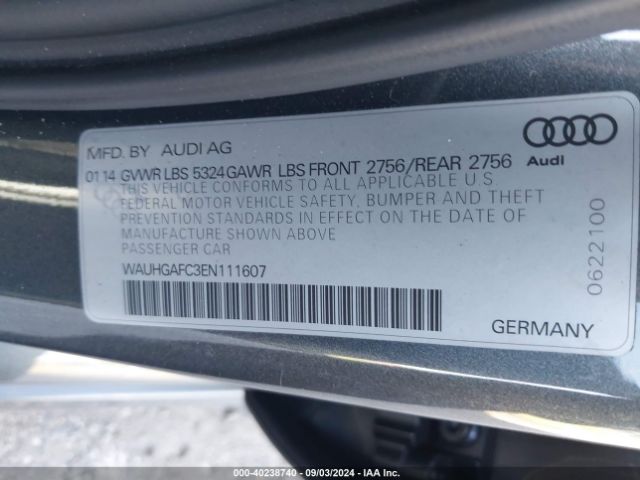 WAUHGAFC3EN111607 Audi A6 3.0t Premium Plus