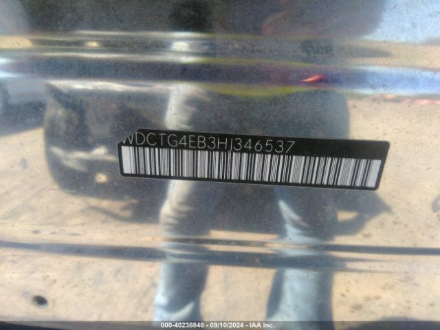 WDCTG4EB3HJ346537 Mercedes-Benz GLA 250