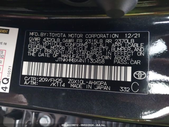 JTNKHMBX4N1130458 Toyota C-hr Nightshade Edition