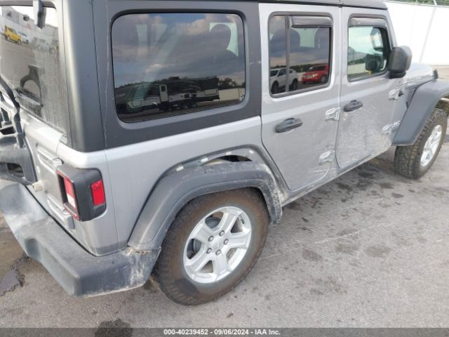 1C4HJXKN1MW602801 Jeep Wrangler Unlimited Sport Rhd 4x4