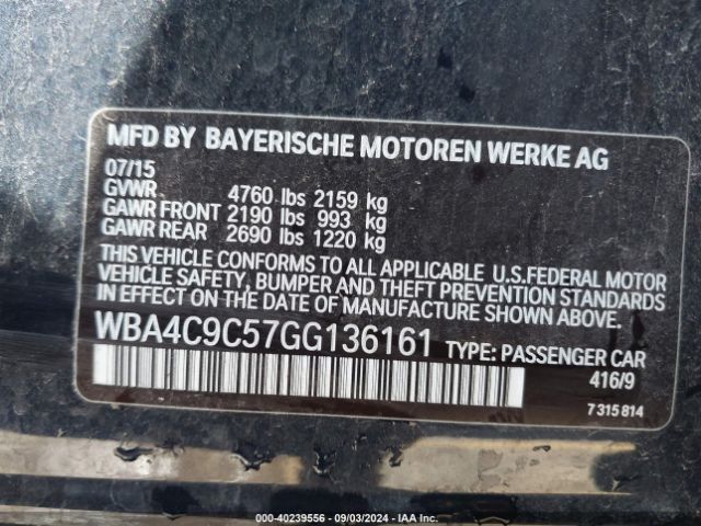WBA4C9C57GG136161 BMW 428i Gran Coupe Xdrive