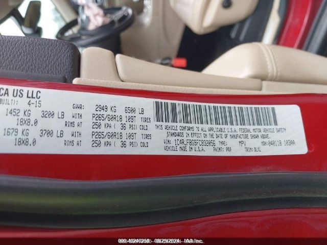 1C4RJFBG9FC832056 Jeep Grand Cherokee Limited