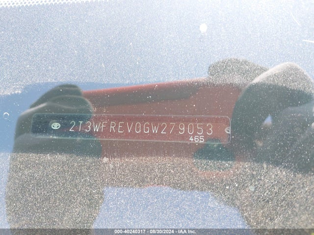 Toyota Rav4 Xle 2016 2T3WFREV0GW279053 Image 9