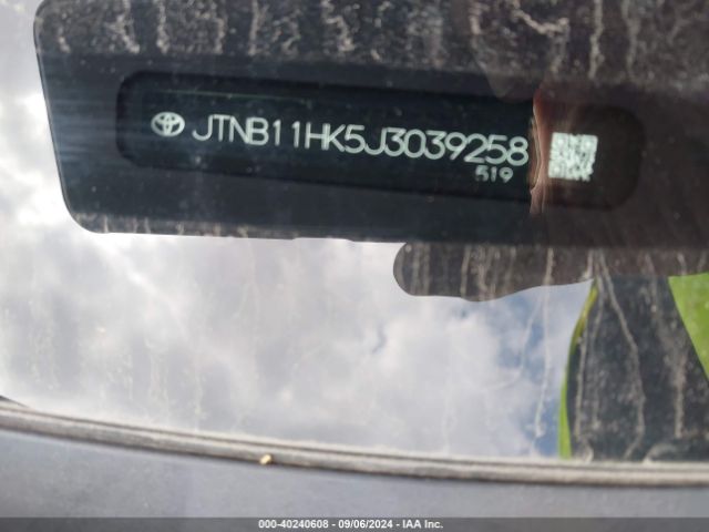 JTNB11HK5J3039258 Toyota CAMRY LE