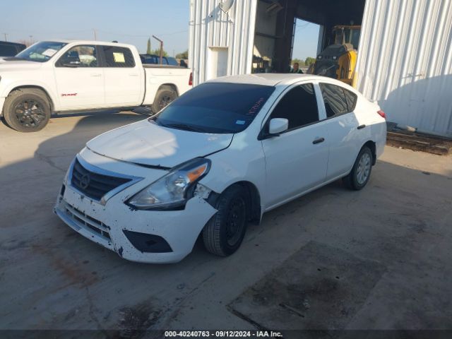 3N1CN7APXKL830383 Nissan Versa 1.6 S+