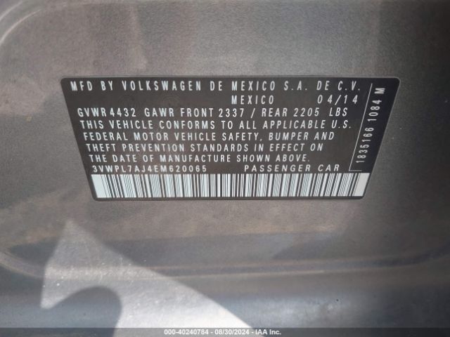3VWPL7AJ4EM620065 Volkswagen Jetta Sportwagen 2.0l Tdi