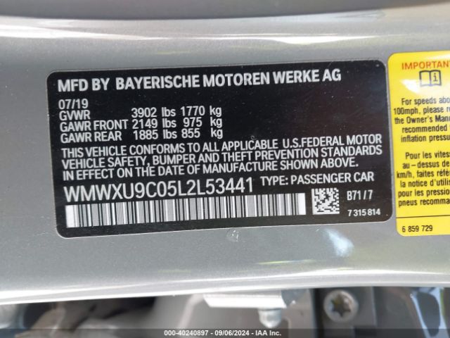 WMWXU9C05L2L53441 Mini Hardtop Cooper S
