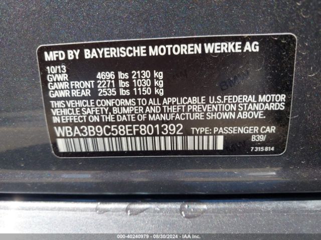 WBA3B9C58EF801392 BMW 335i Xdrive