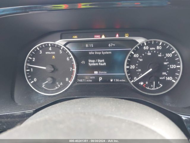 5N1DR3CC5NC201540 Nissan Pathfinder Sl 4wd