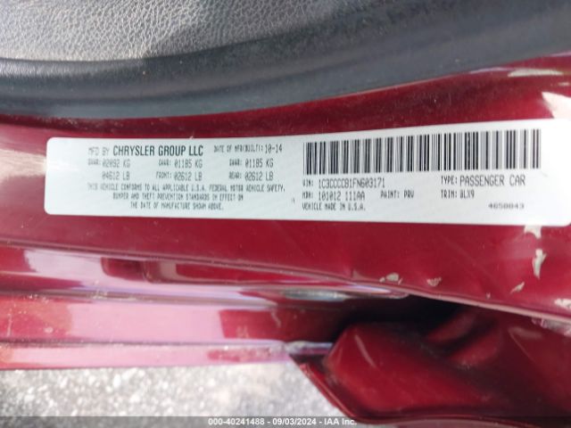 1C3CCCCB1FN603171 Chrysler 200 C
