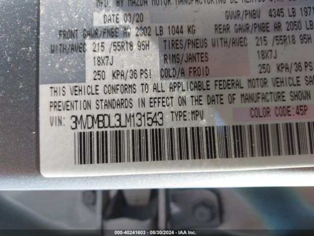 3MVDMBDL3LM131543 Mazda Cx-30 Preferred Package