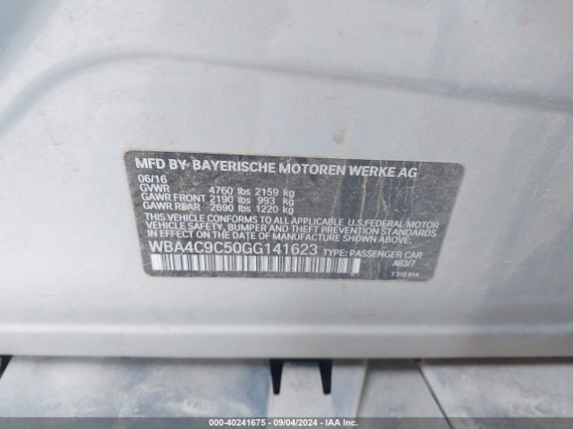 WBA4C9C50GG141623 BMW 428i Gran Coupe Xdrive