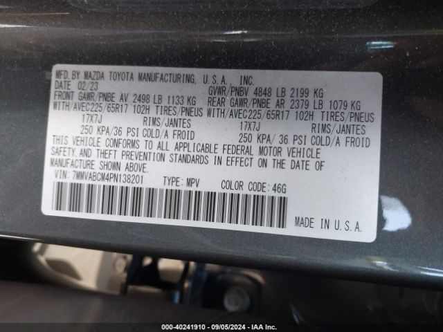 7MMVABCM4PN138201 Mazda Cx-50 2.5 S Preferred Plus