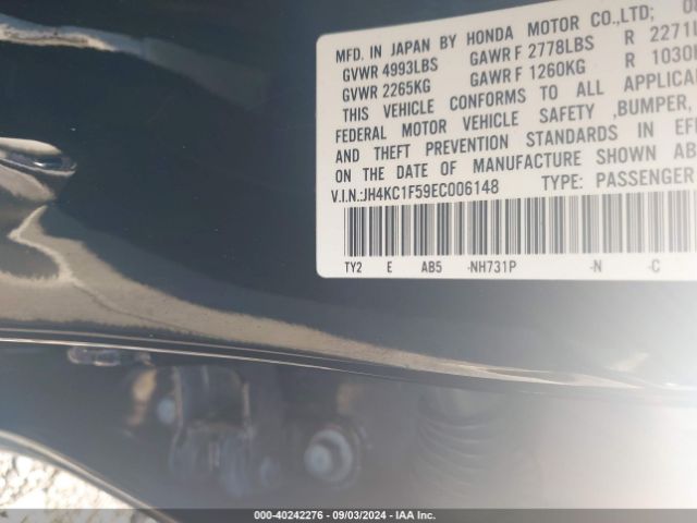 JH4KC1F59EC006148 Acura RLX