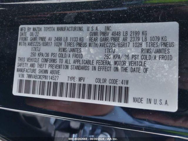 7MMVABCM2PN114527 Mazda Cx-50 2.5 S Preferred Plus