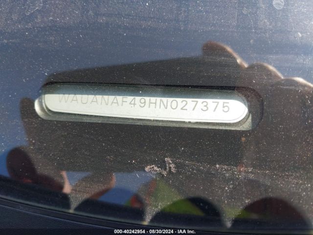 WAUANAF49HN027375 Audi A4 2.0t Premium