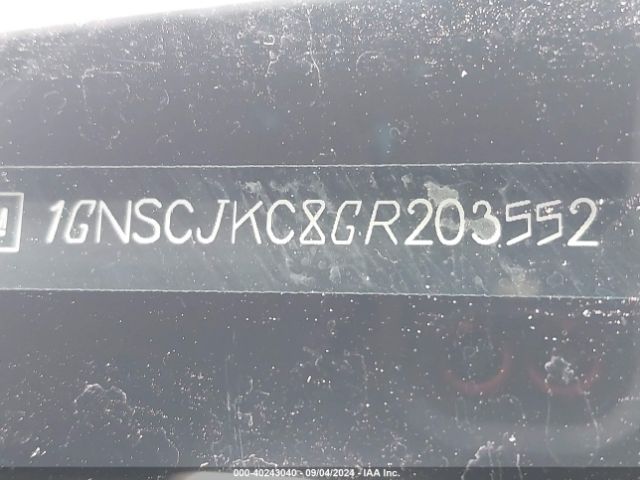 2016 CHEVROLET SUBURBAN 1GNSCJKC8GR203552 Photo 8