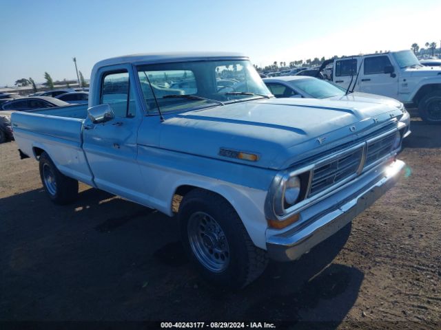 1971 FORD F250 F25YRL25537      