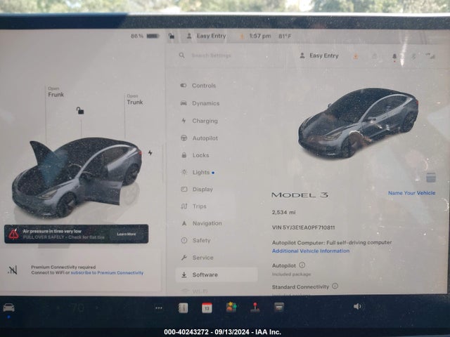 2023 TESLA MODEL 3 5YJ3E1EA0PF710811 Photo 6