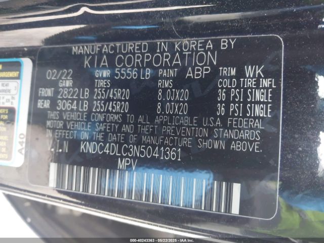 2022 KIA EV6 KNDC4DLC3N5041361 Photo 8