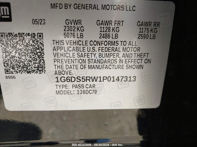1G6DS5RW1P0147313 Cadillac Ct5 Premium Luxury