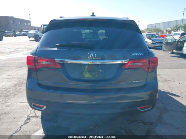 5FRYD4H9XGB035463 Acura Mdx Advance   Entertainment Packages/advance Package