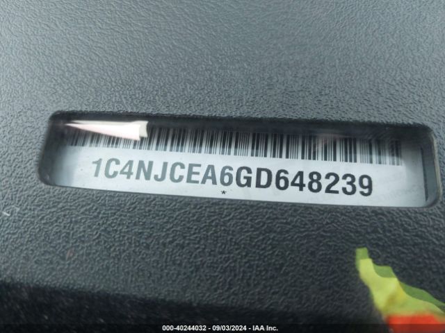 1C4NJCEA6GD648239 Jeep Compass Latitude
