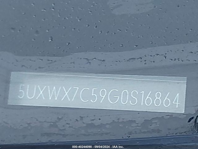 5UXWX7C59G0S16864 BMW X3 Xdrive35i