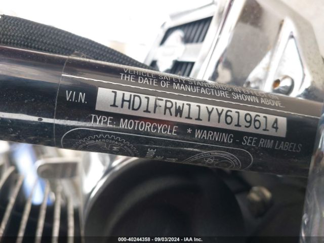 2000 HARLEY-DAVIDSON FLHRCI 1HD1FRW11YY619614 Photo 9