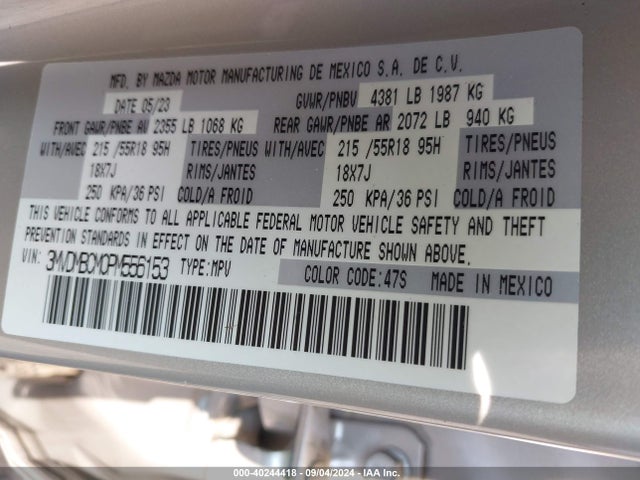 3MVDMBCM0PM556153 Mazda Cx-30 2.5 S Preferred