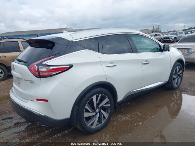 5N1AZ2MH4FN203406 Nissan Murano Platinum